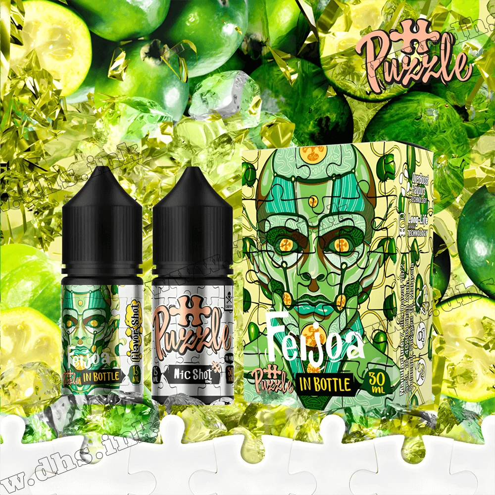 Набор для самозамеса In Bottle Puzzle Salt 30 мл (50 мг) - Feijoa (Фейхоа)